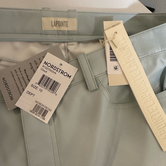 Lapointe Faux Leather Pants NWT - Picture 3 of 9
